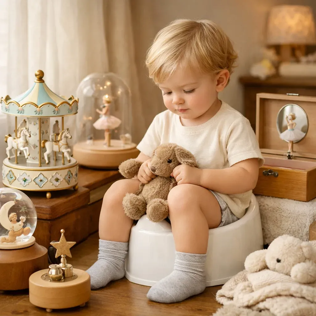 À quel âge mettre Bébé sur le pot sans le brusquer ?