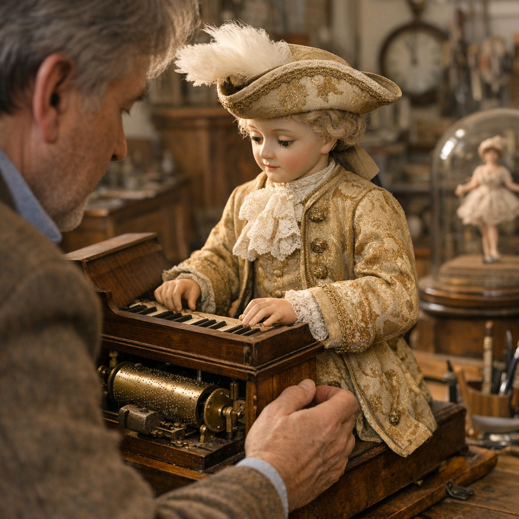 Conserver, écouter et manipuler un automate musical ancien