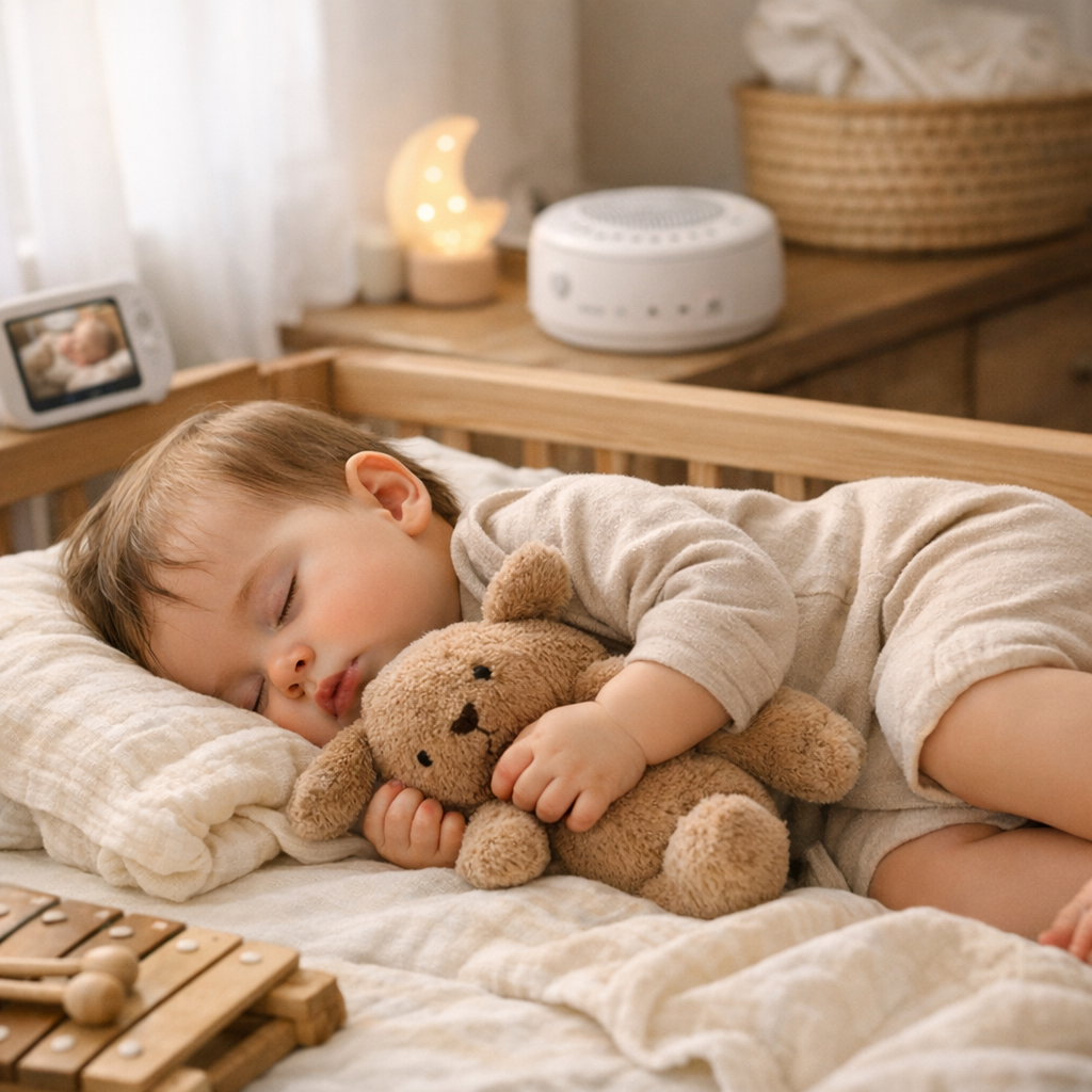 Combien de sommeil faut-il à un bébé de 8 mois&nbsp;? Rythmes, siestes et rituel sonore