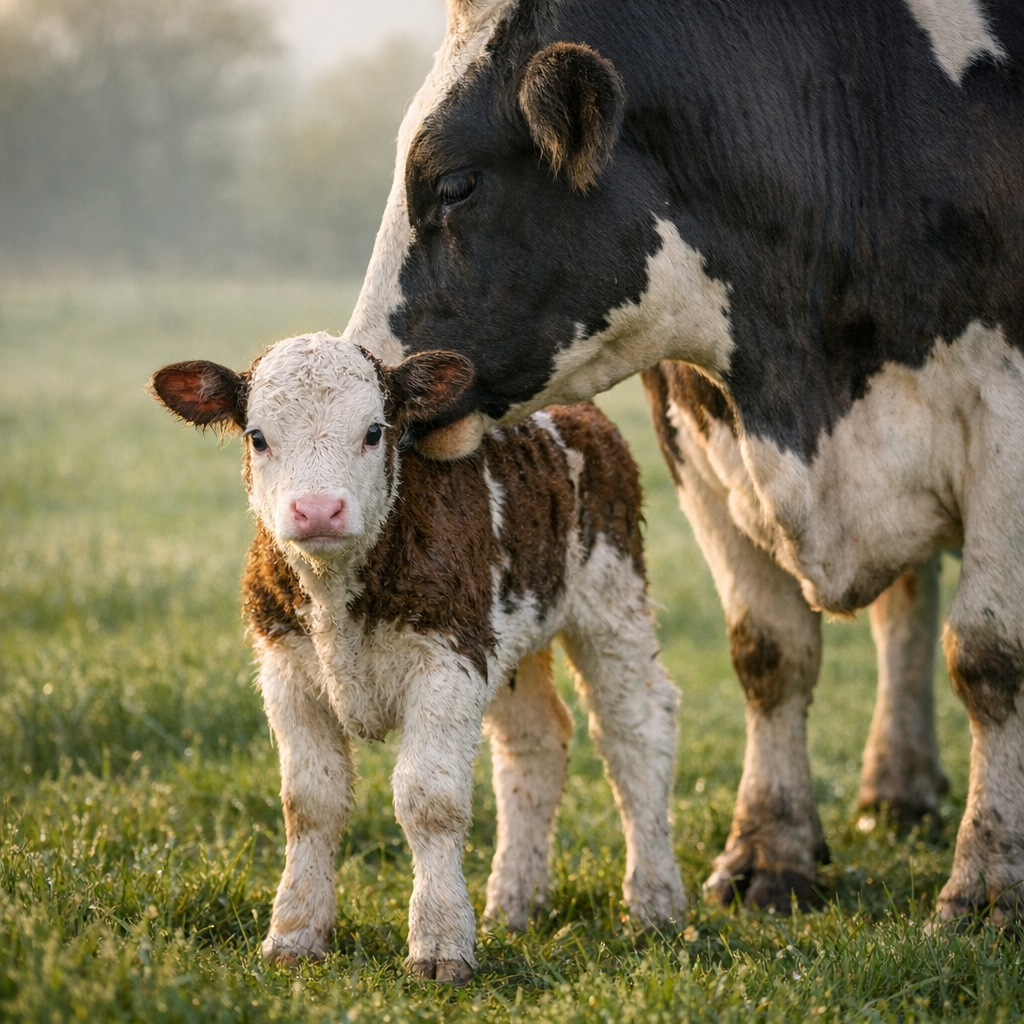 Le Bébé de la Vache s’appelle le veau