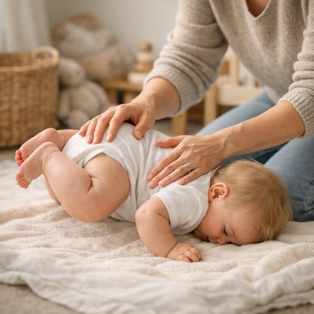 Comment aider un bébé en siège décomplété à se retourner&nbsp;?