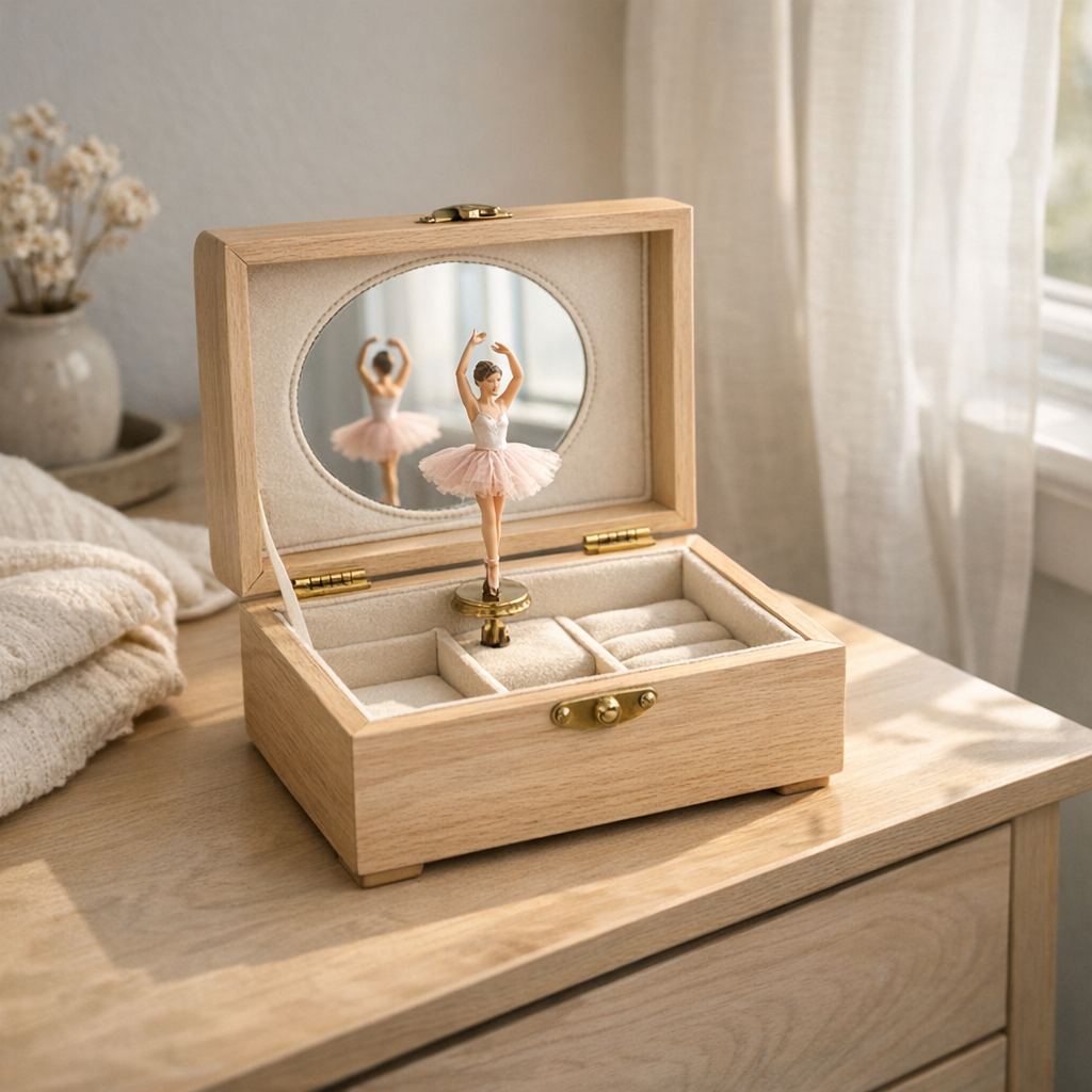 Une boîte à musique ballet offre la danse en miniature