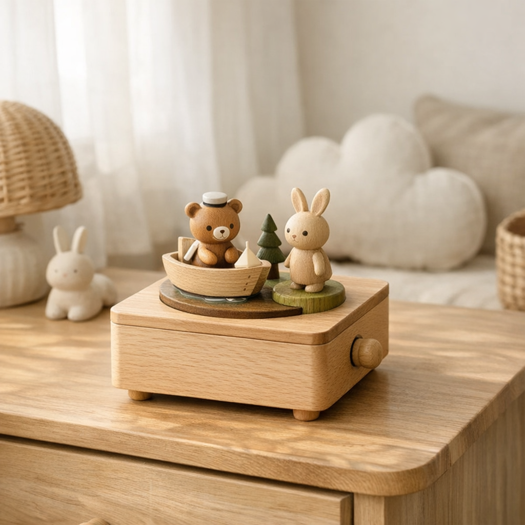 Comment choisir une boîte à musique en bois pour enfant ?