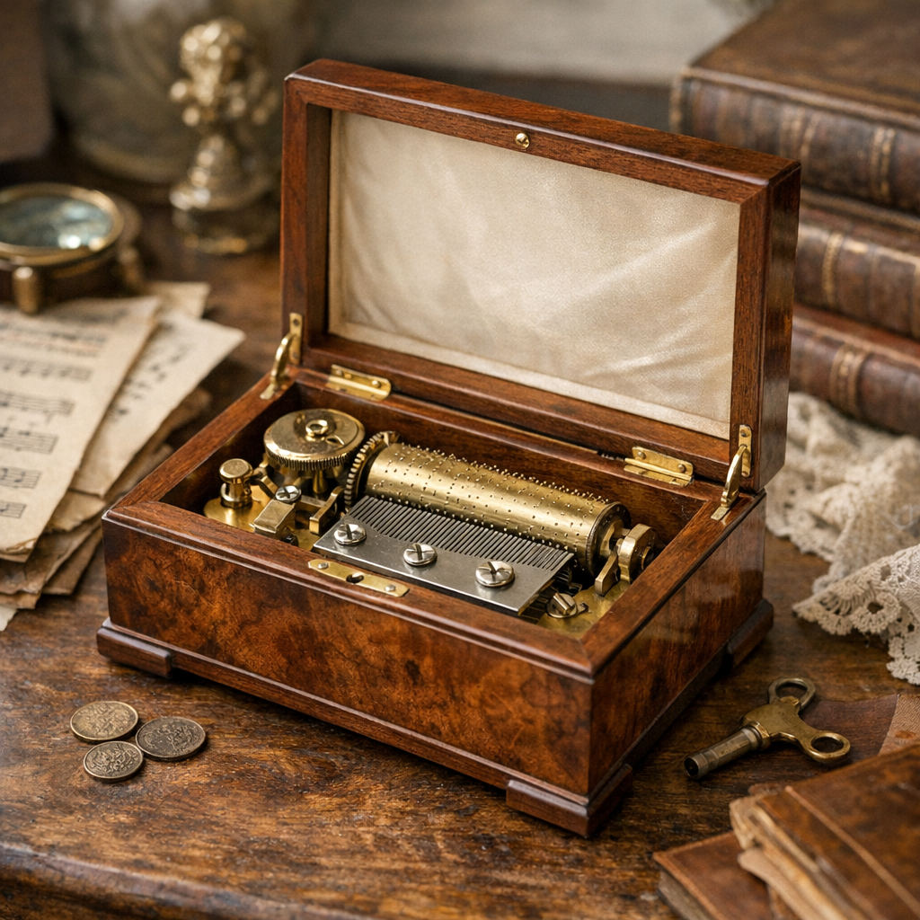 Boîte à musique ancienne, artisanale ou Reuge : comprendre les prix sans les figer