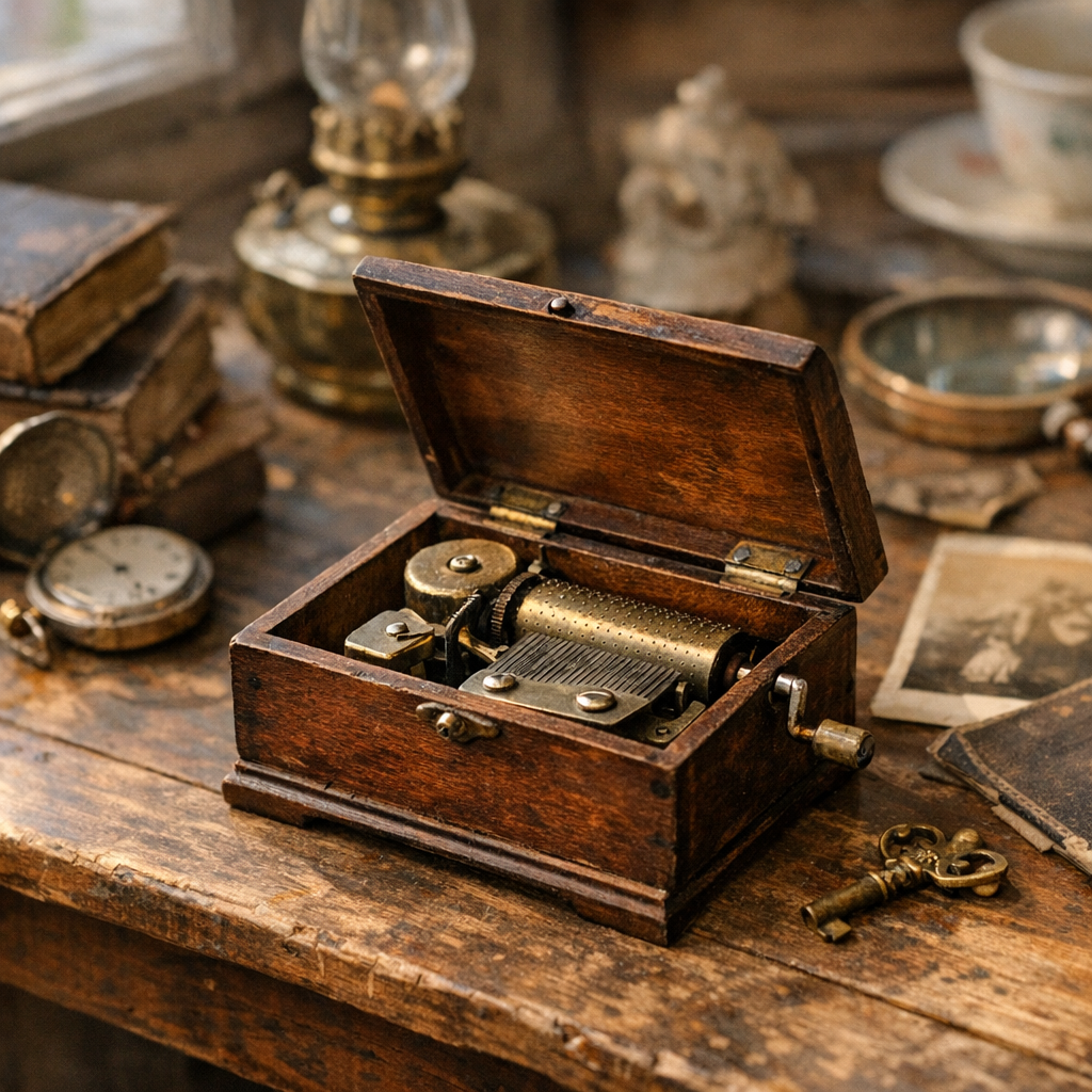 Chiner une boîte à musique en brocante sans fausse note