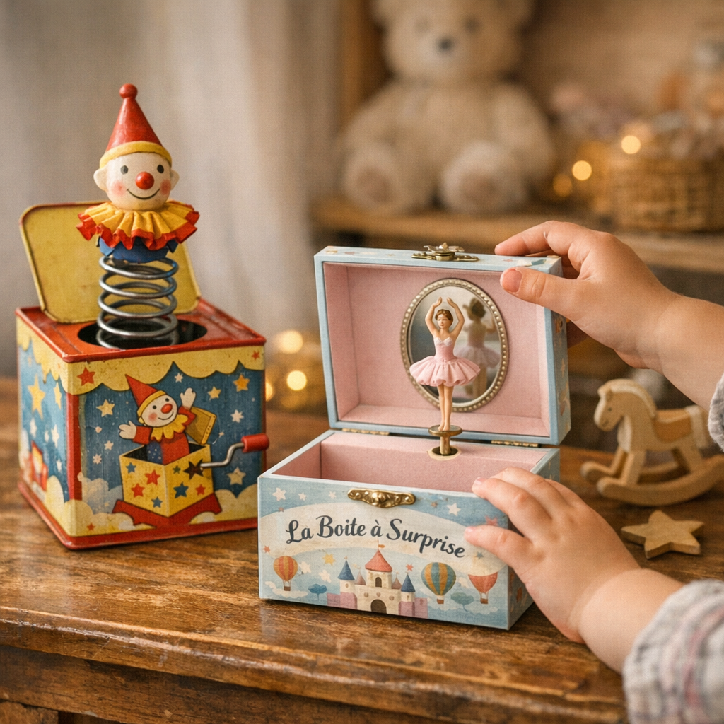 Repères culturels : du jouet à ressort à La Boîte à Surprise