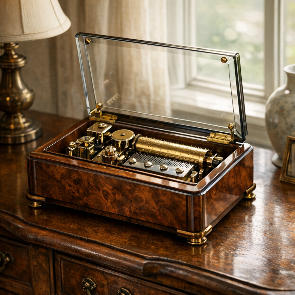 Une boîte à musique de luxe se reconnaît à l’oreille