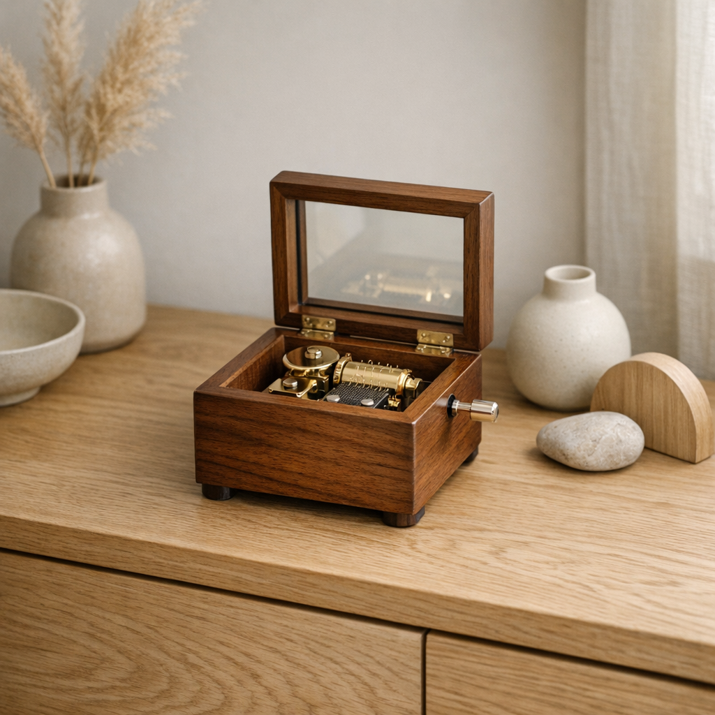 Une boîte à musique moderne se choisit avec l’oreille