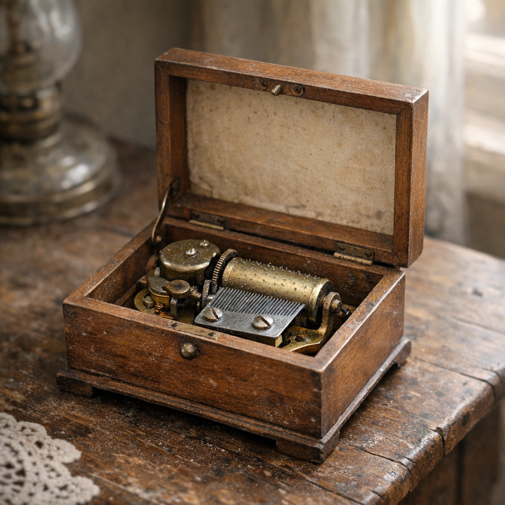 Une boîte à musique d’occasion se choisit à l’oreille