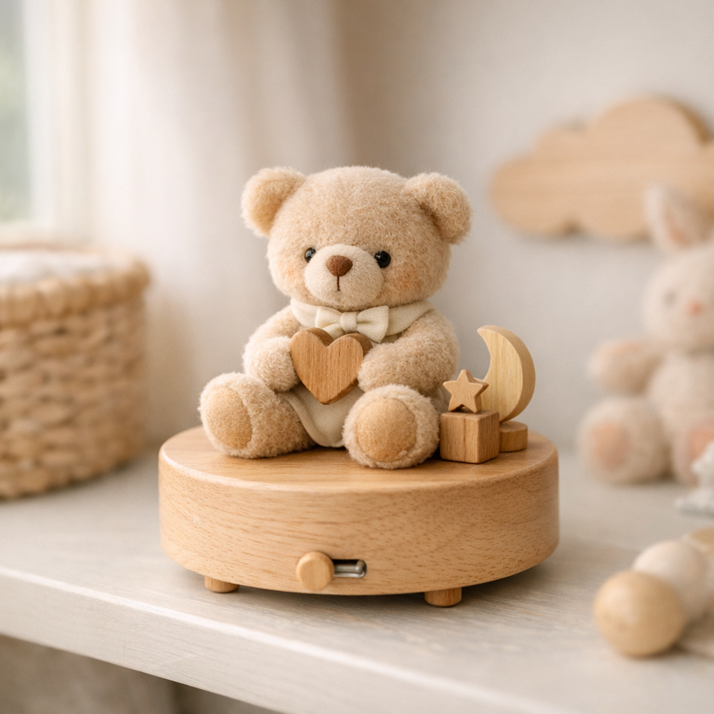 Comment choisir une boîte à musique ourson qui rassure