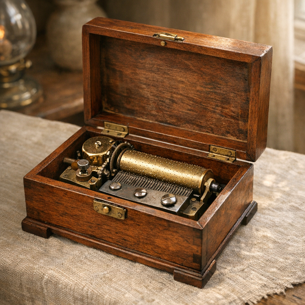 Une boîte à musique, patrimoine sonore, mérite d’être conservée