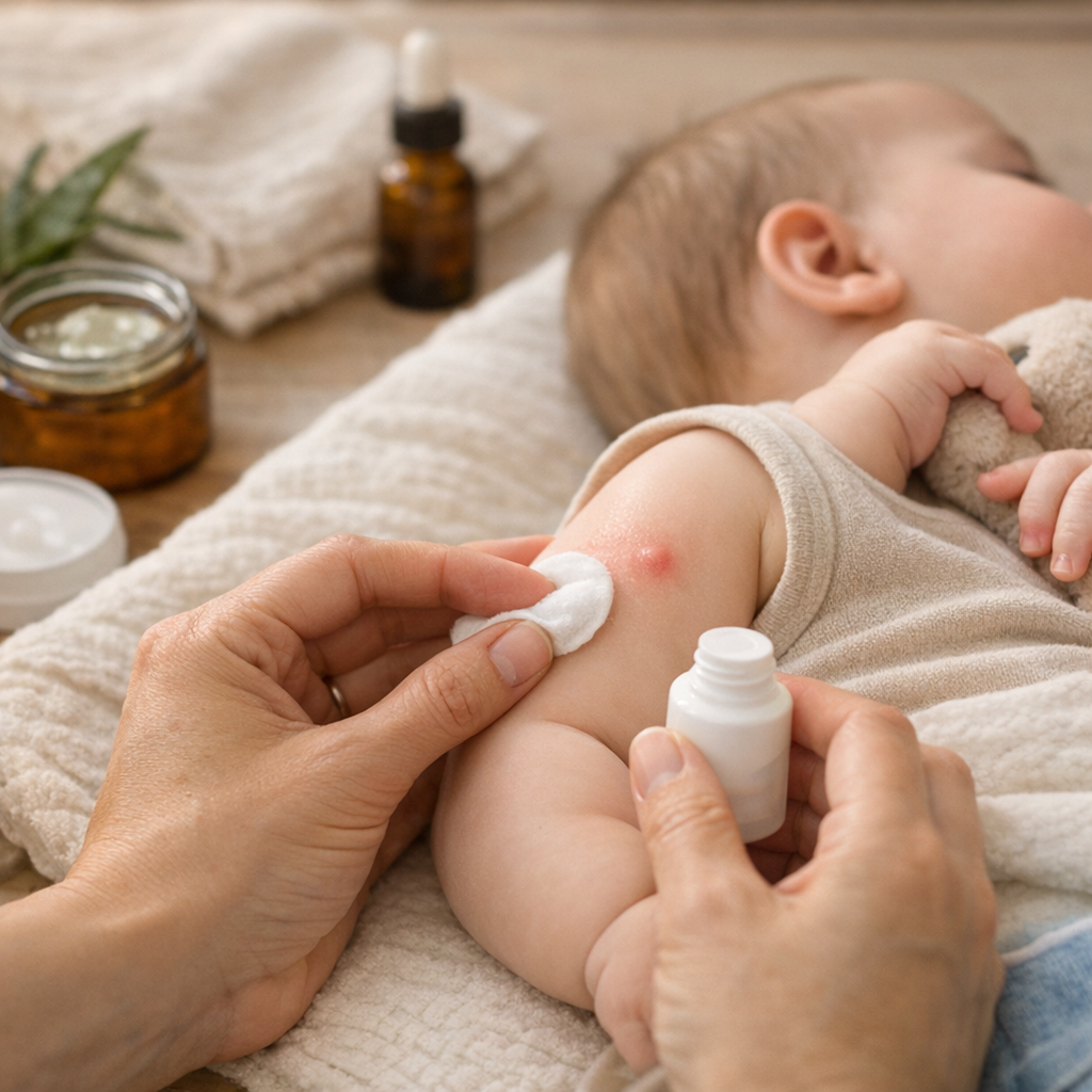 Comment soulager une piqûre de moustique chez bébé sans irriter sa peau