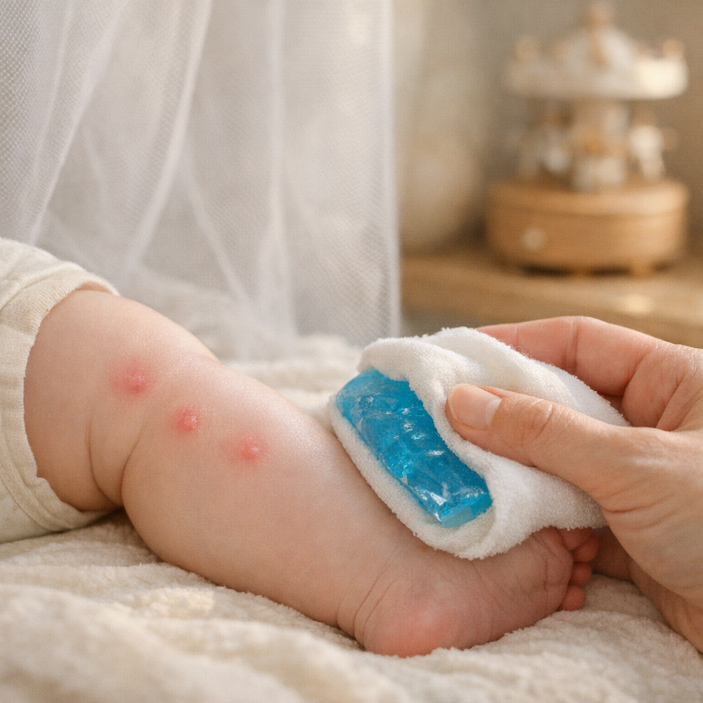 Les boutons de moustique chez bébé : signes et gestes sûrs