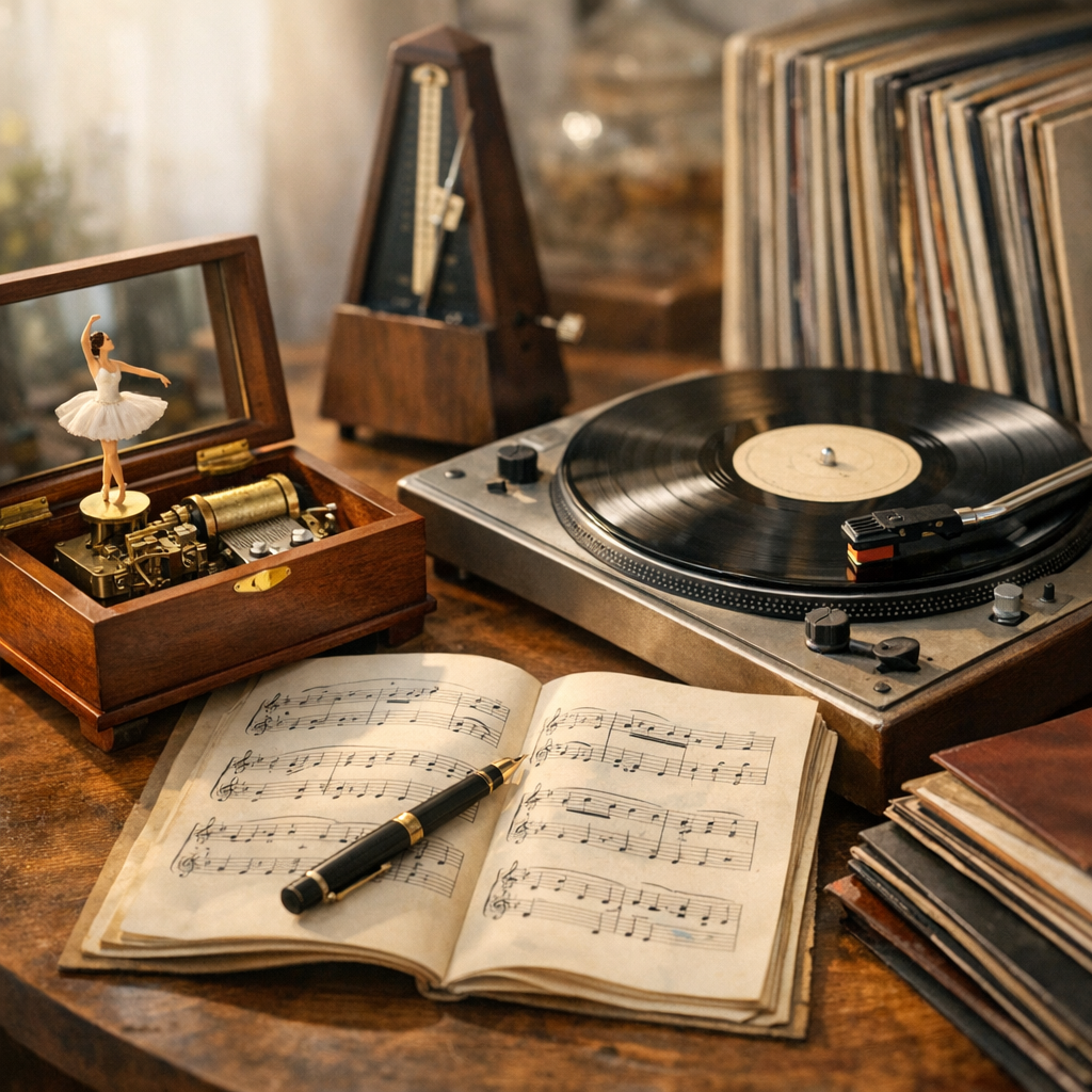 Boîte à musique, vinyle, partition : choisir selon le profil du collectionneur