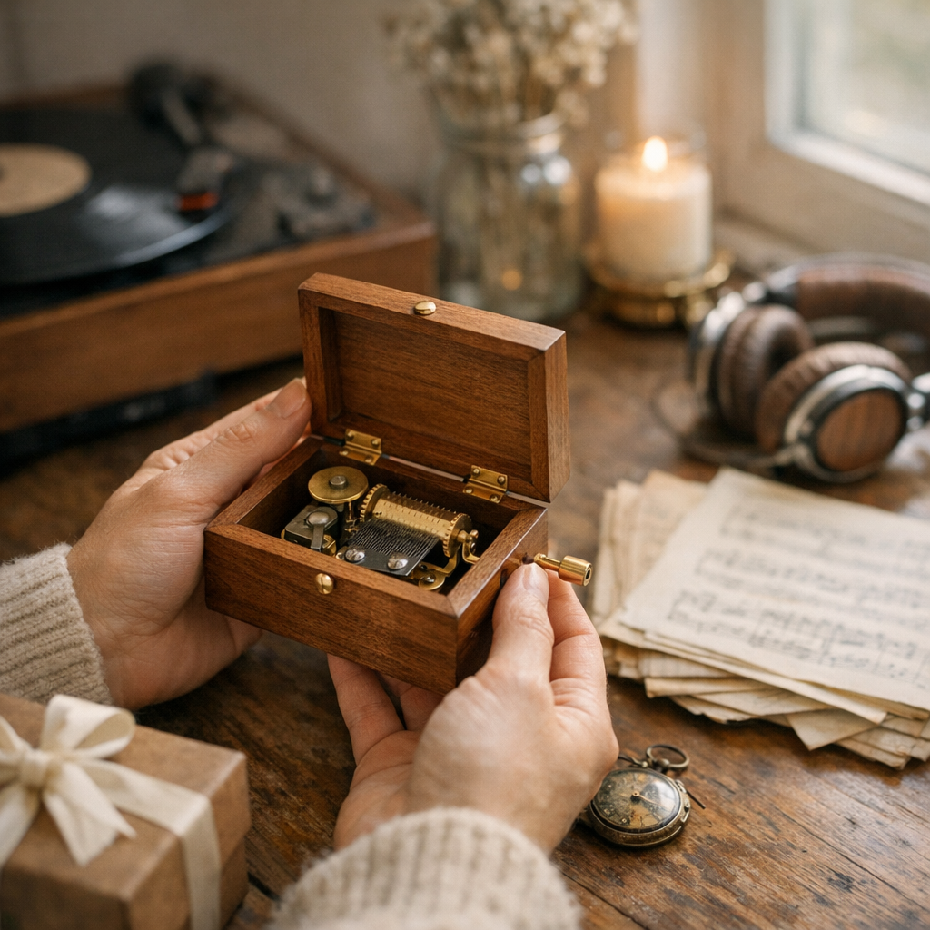 L’objet sonore et la boîte à musique : quand le cadeau devient souvenir