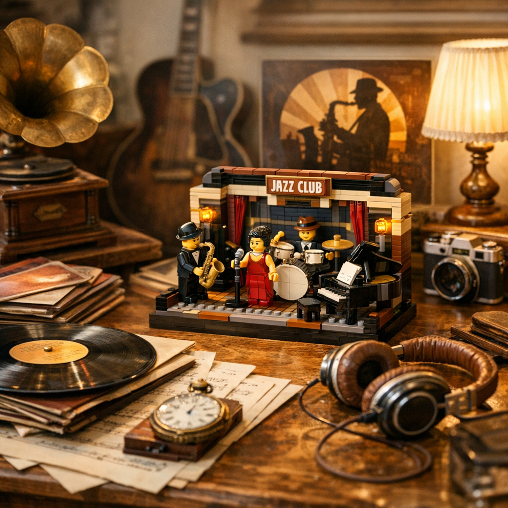 Déco musicale, LEGO, jazz et esprit vintage : quand l’objet devient souvenir