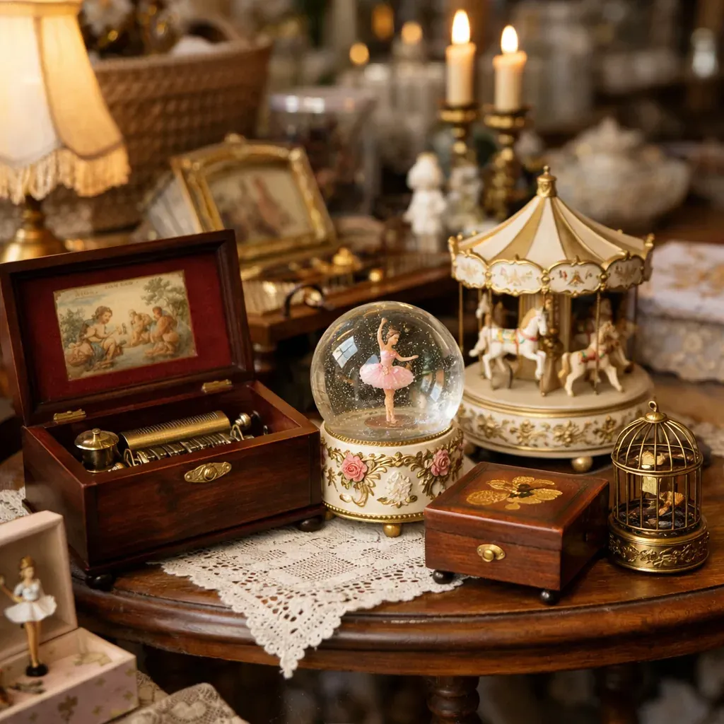Chiner une boîte à musique en brocante sans fausse note