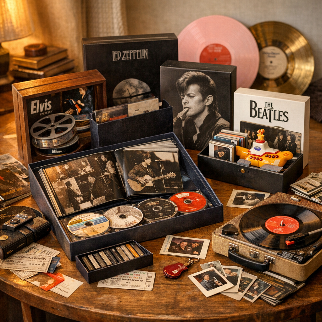 Beaux coffrets, intégrales et souvenirs musicaux : quand le cadeau devient archive