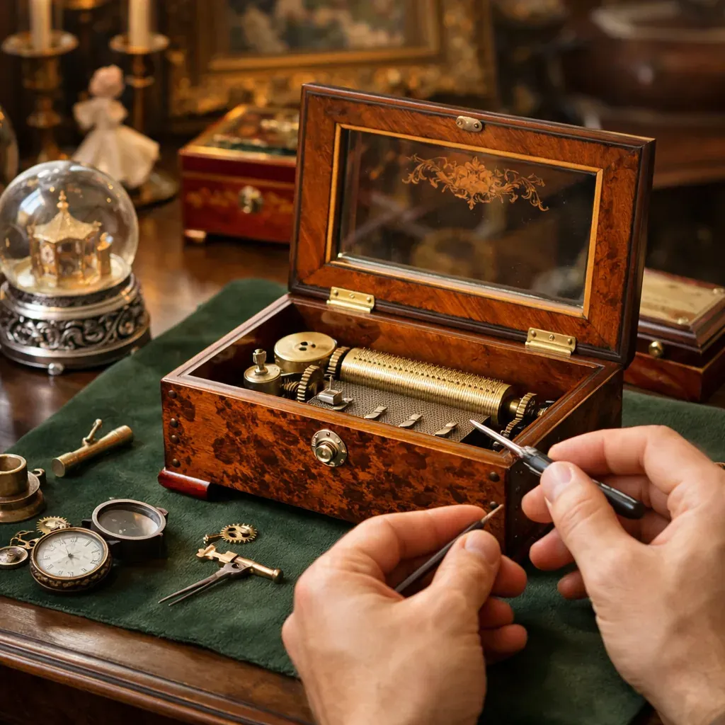 Comment restaurer une boîte à musique ancienne sans l’abîmer