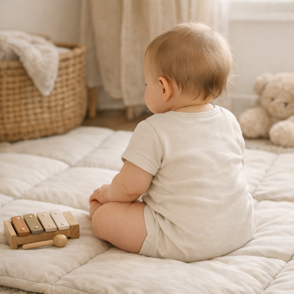 Le Développement de Bébé à 9 mois se suit sans pression
