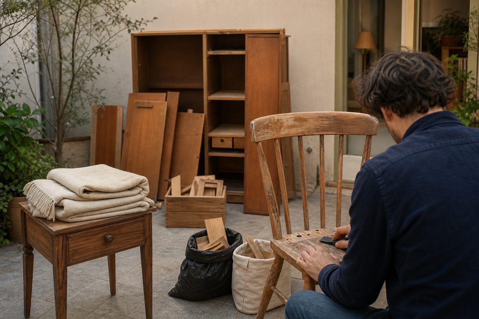 Que devient l’ancien mobilier : reprise, don, réparation ou déchèterie ?