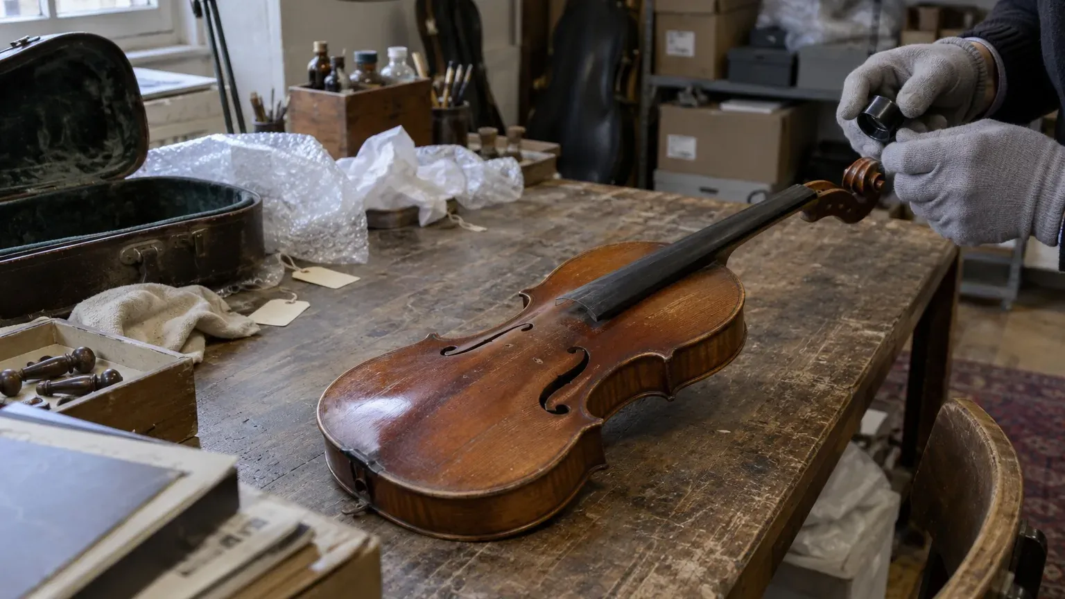 Étienne Laurent identifie un violon volé par les nazis en 1940 : il sera rendu à la famille ce mercredi