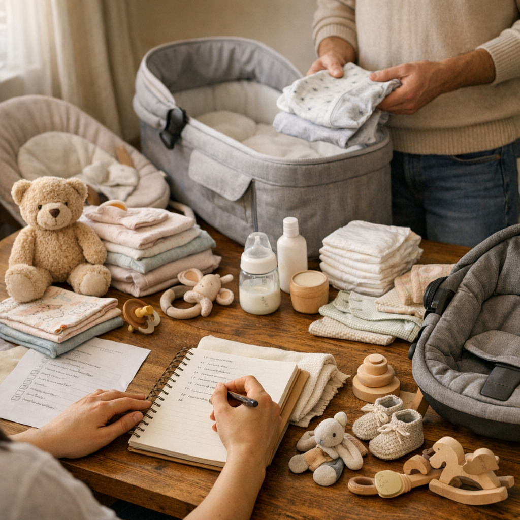 Quel matériel pour un premier bébé faut-il vraiment mettre sur la liste, et qu’est-ce qui peut attendre ?