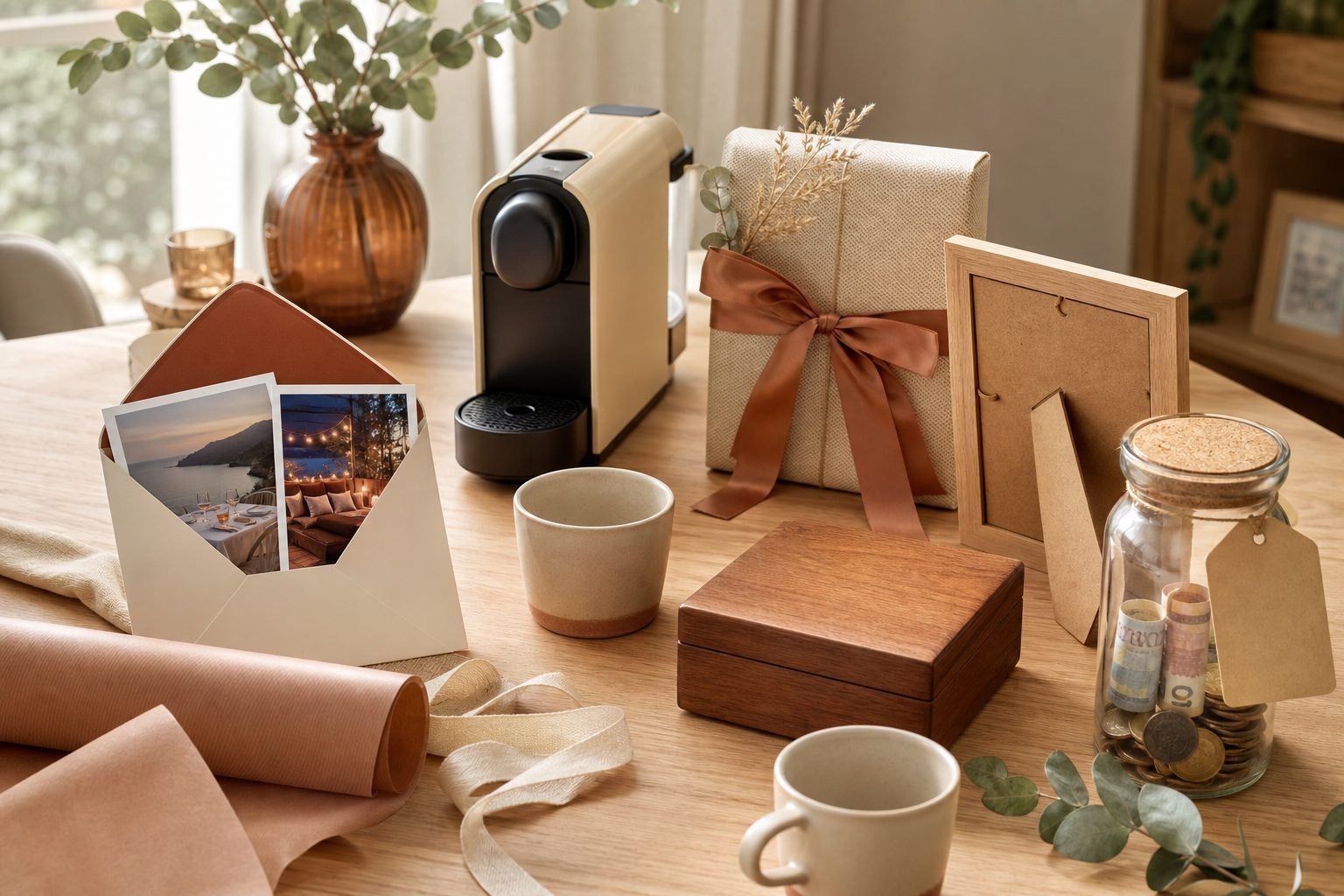 Comparer les cadeaux pour un couple&nbsp; : expérience, objet, personnalisation ou cagnotte