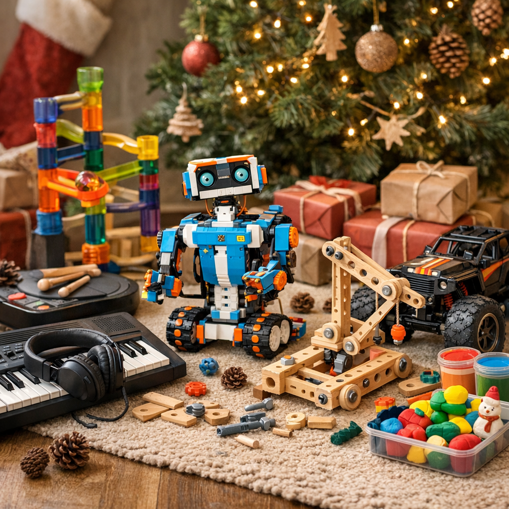 Cadeaux Noël 7 à 10 ans : les meilleurs choix créatifs, sonores et construction