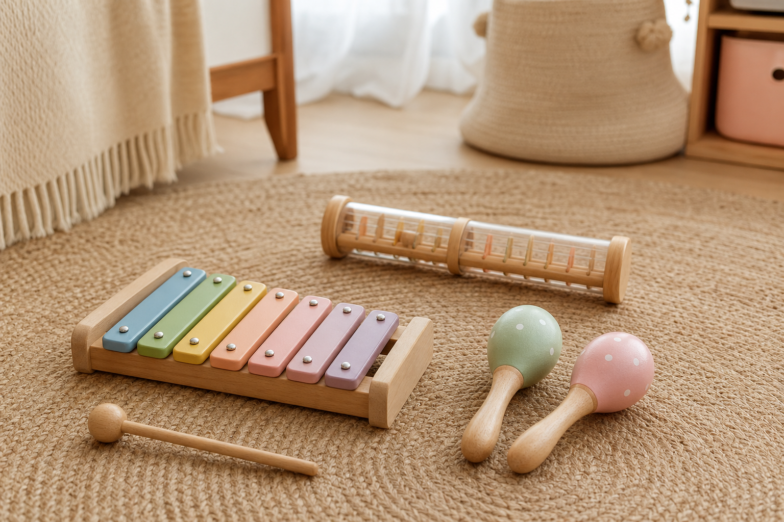 L’instrument de Musique pour bébé : un choix adapté à ses gestes