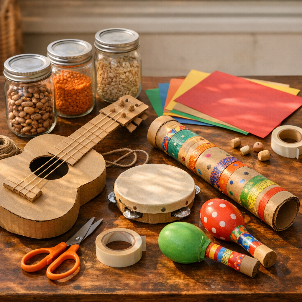 Quels Instruments de musique à fabriquer sont adaptés aux enfants ?