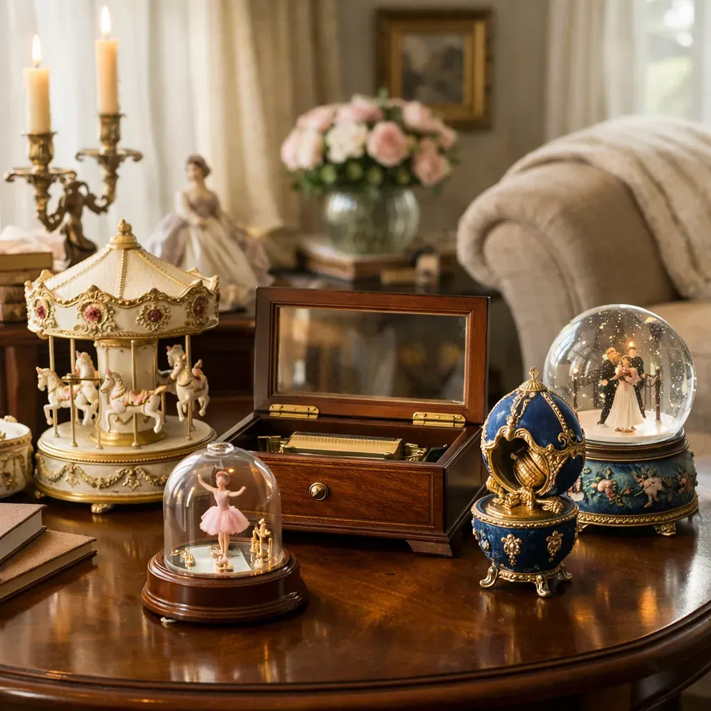 La décoration « boîte à musique » adoucit une pièce