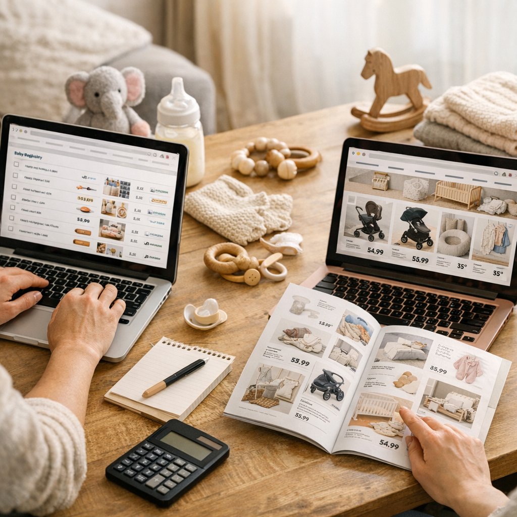 Liste de naissance multi-sites ou enseigne : le comparatif prix et services