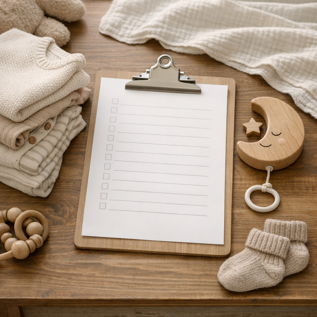 Une liste de naissance type PDF aide à préparer l’essentiel