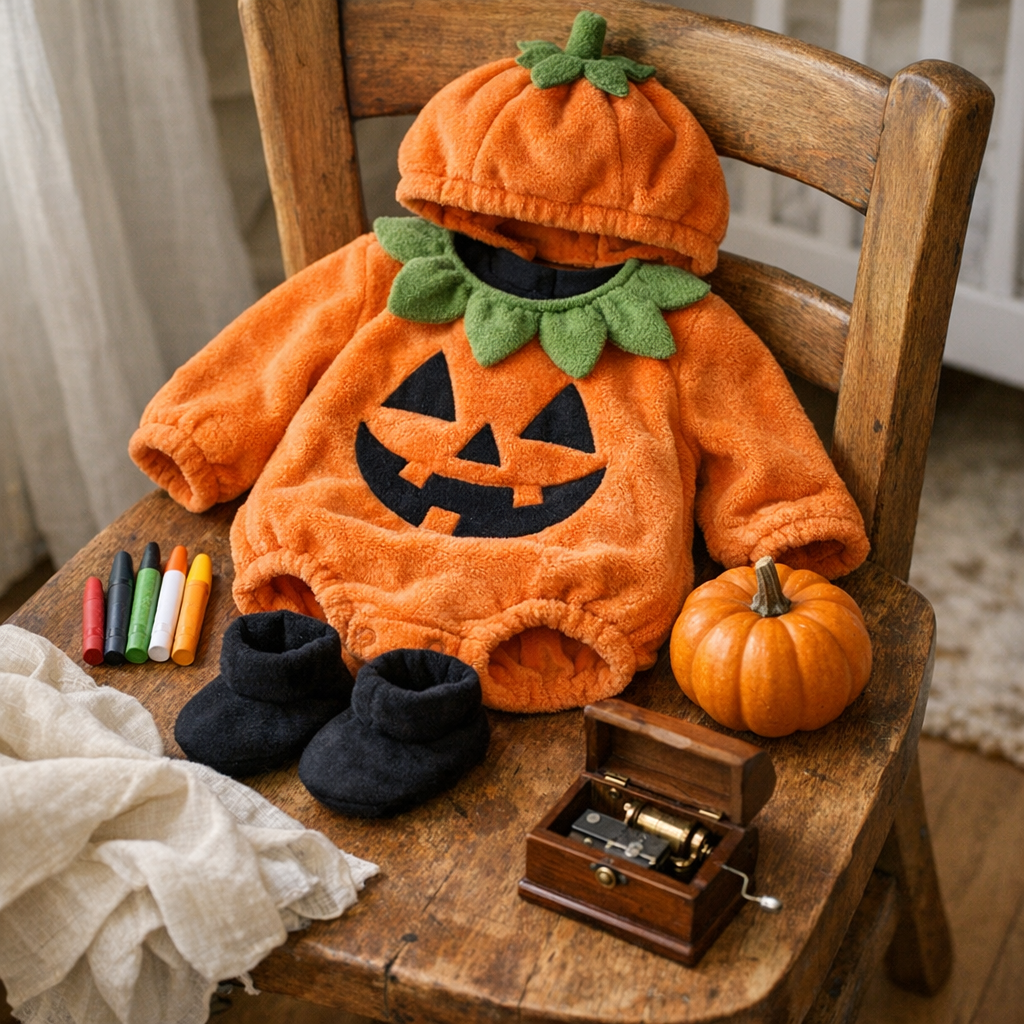Le Maquillage Halloween pour bébé doit rester très léger