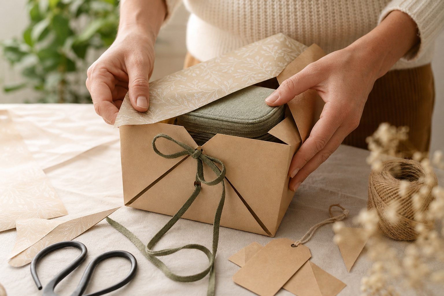 Faire un emballage cadeau original : le test de l’objet réutilisable