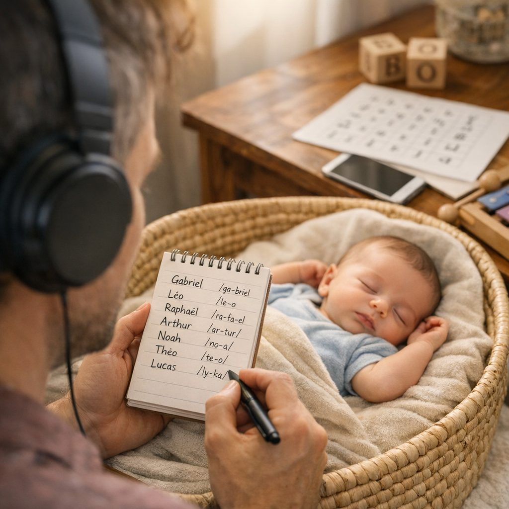 Écouter le prénom avant de le choisir&nbsp;: mini-analyse phonétique de 30 prénoms