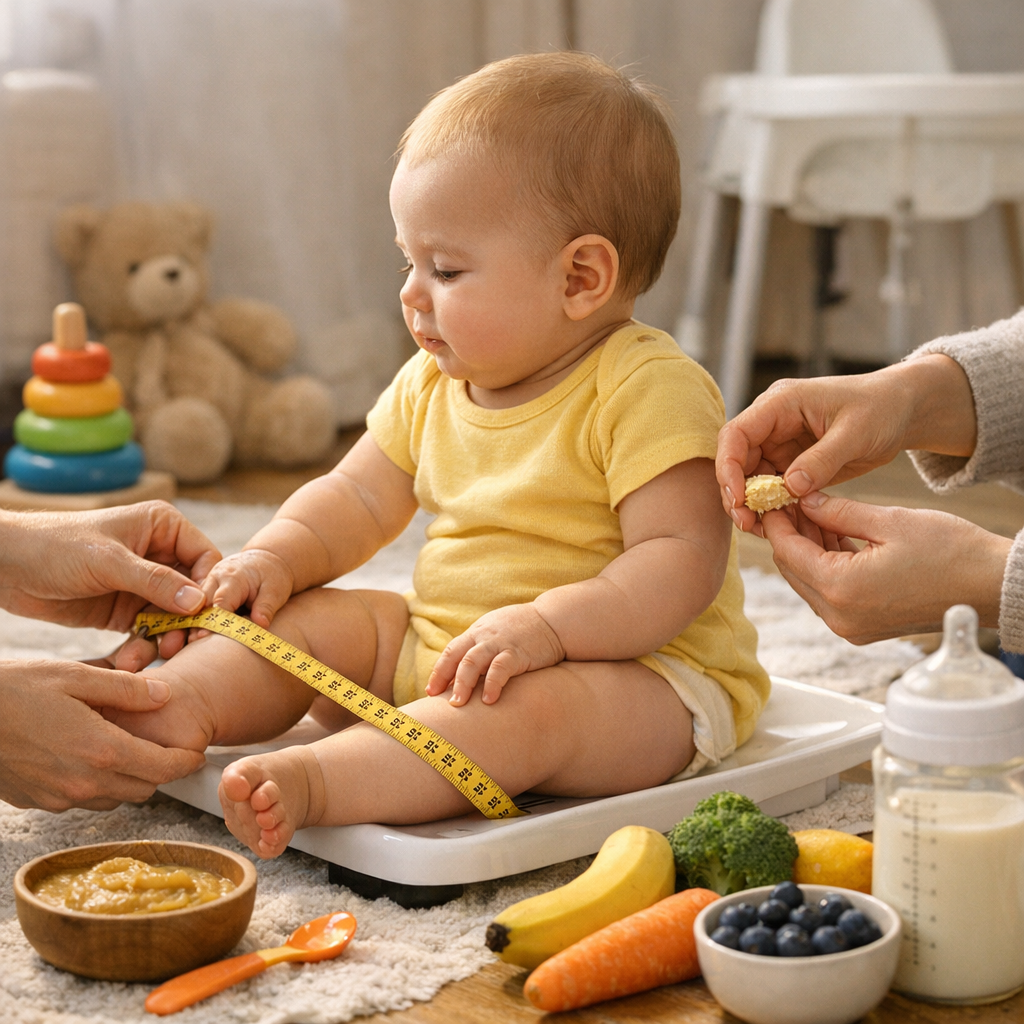 Taille, alimentation et développement à 8 mois : ce qui influence la prise de poids