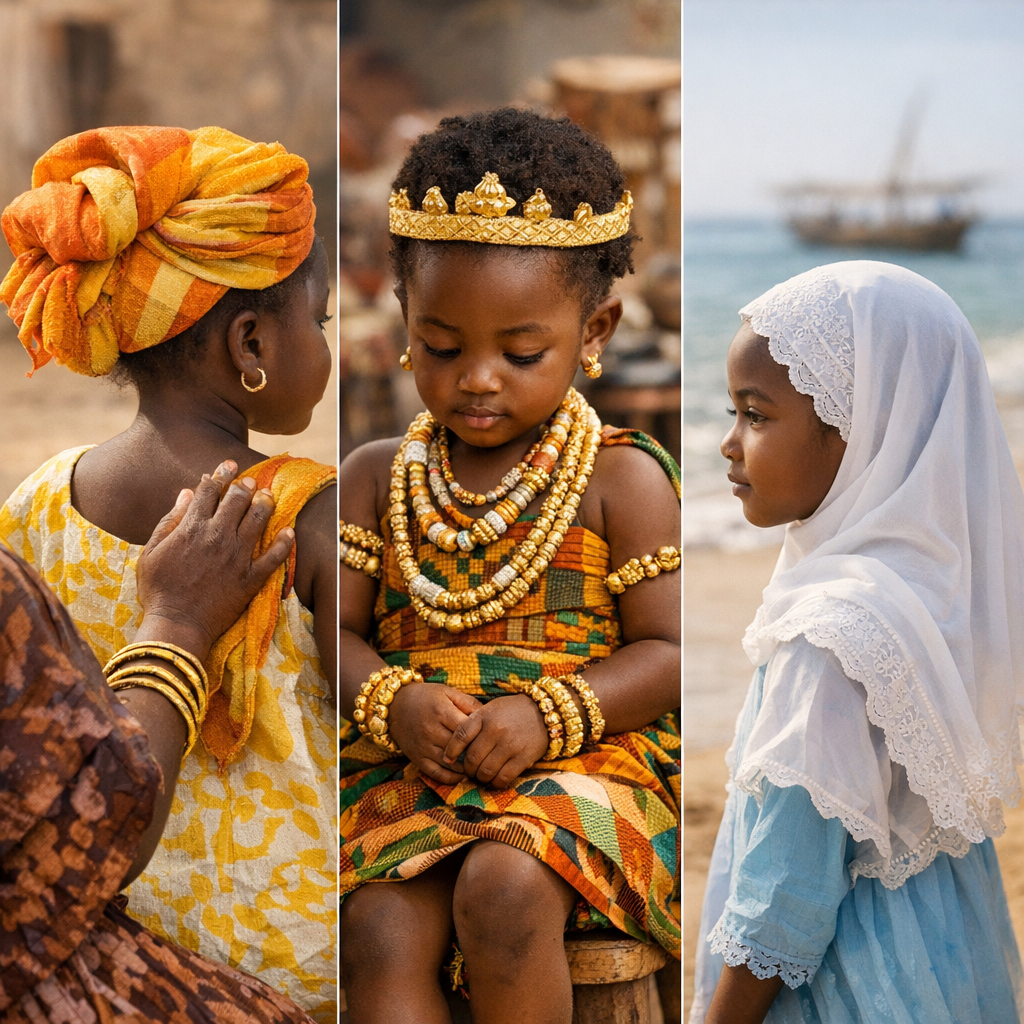 Prénoms africains de fille par pays ou aire culturelle : Sénégal, Akan, swahili