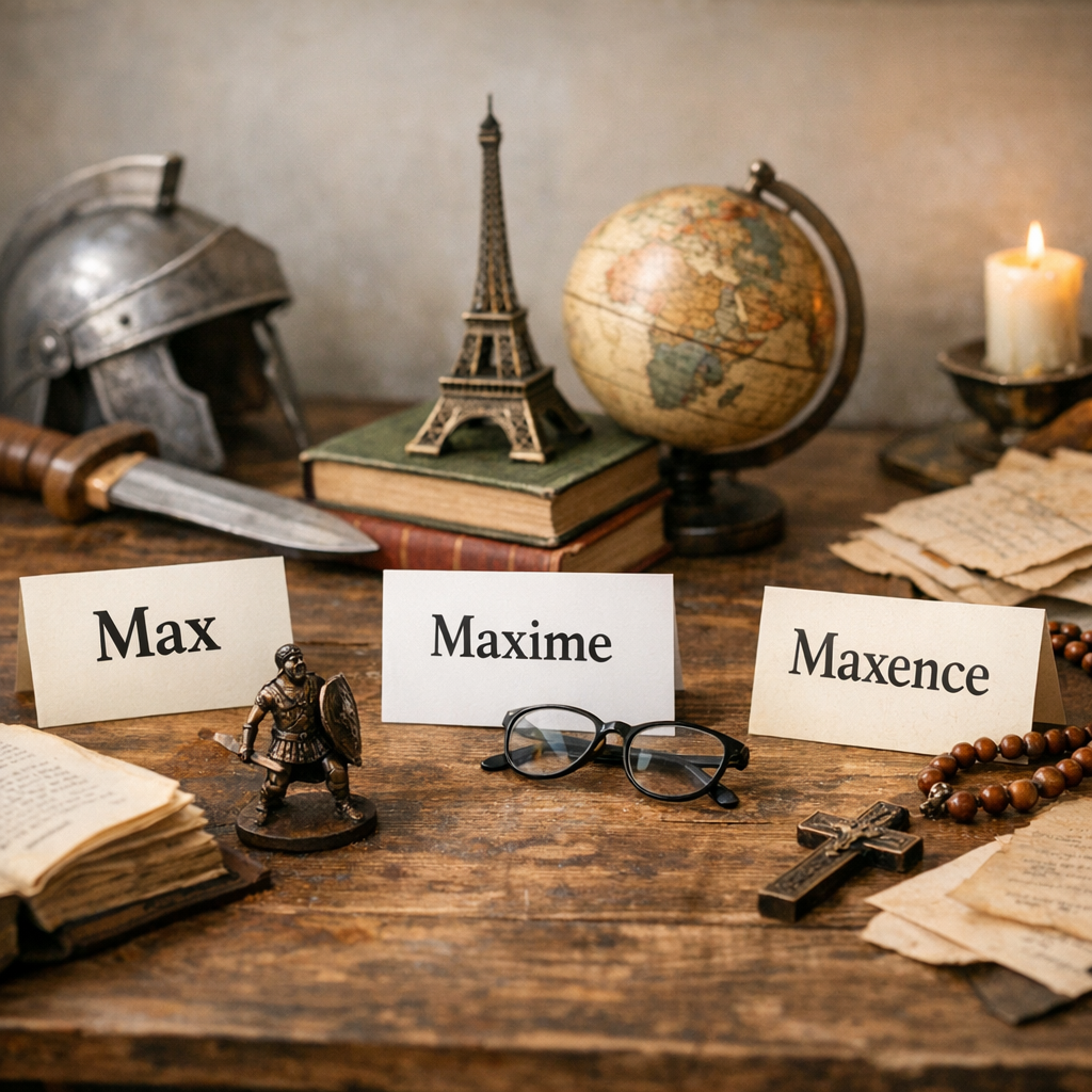 Max, Maxime, Maxence : signification et origine sans les confondre