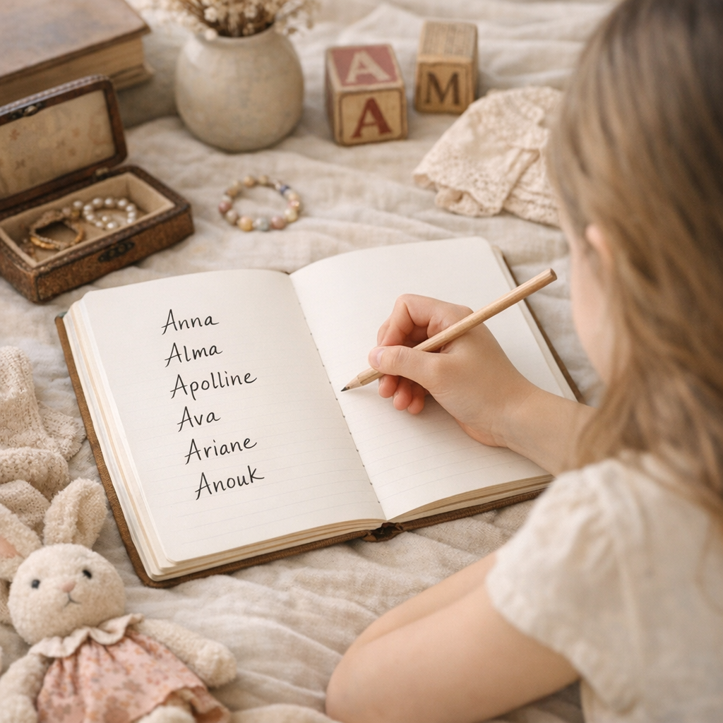 Prénoms féminins en A : courts, rares, anciens ou tendance
