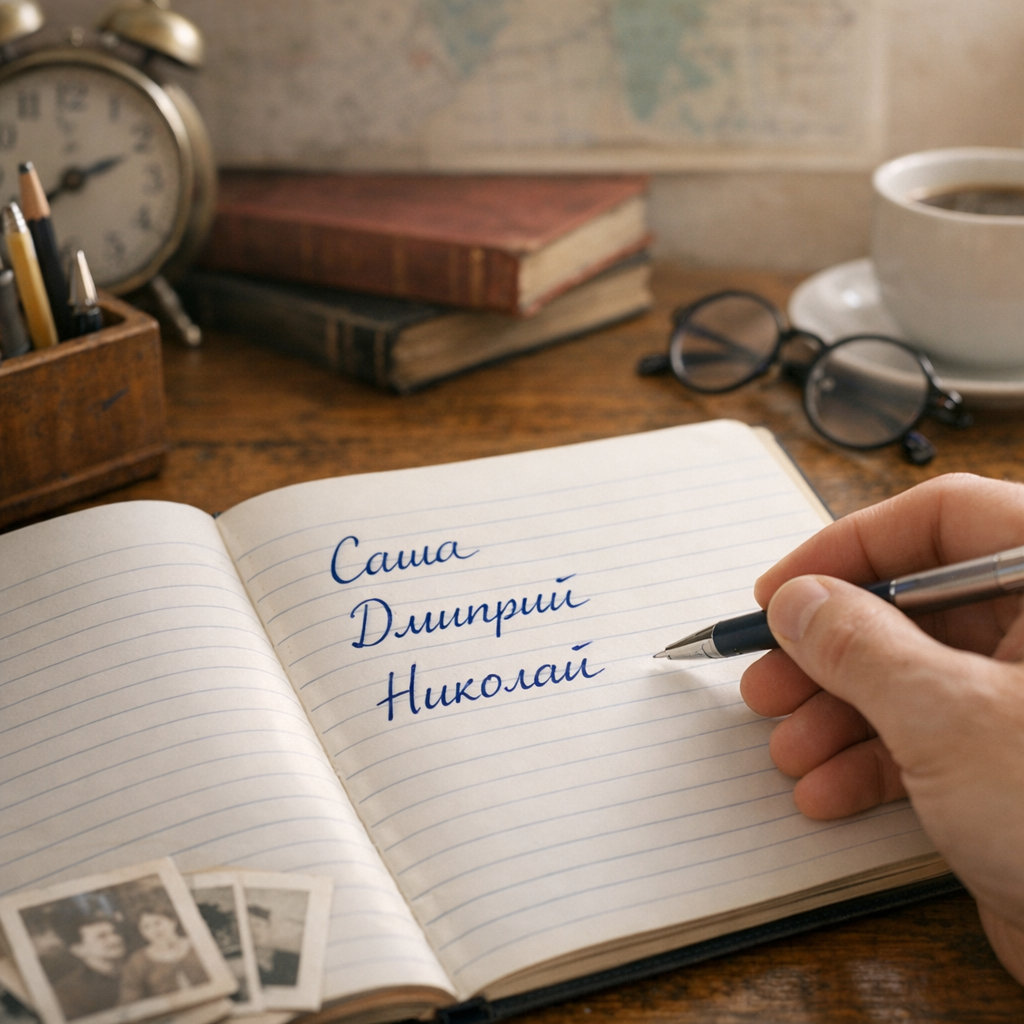 Diminutifs et écriture russe : Sacha, Dmitri, Nikolaï…