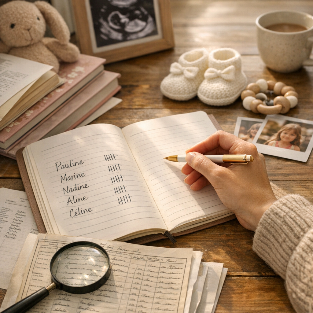 Prénoms féminins en -ine : popularité, rareté et sources à vérifier