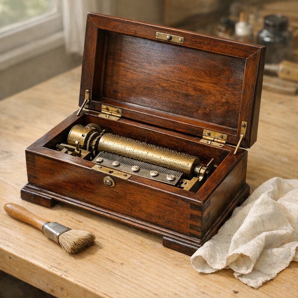 Comment restaurer une boîte à musique ancienne sans l’abîmer