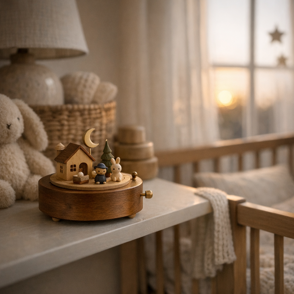 Un rituel du coucher en musique aide bébé à s’apaiser
