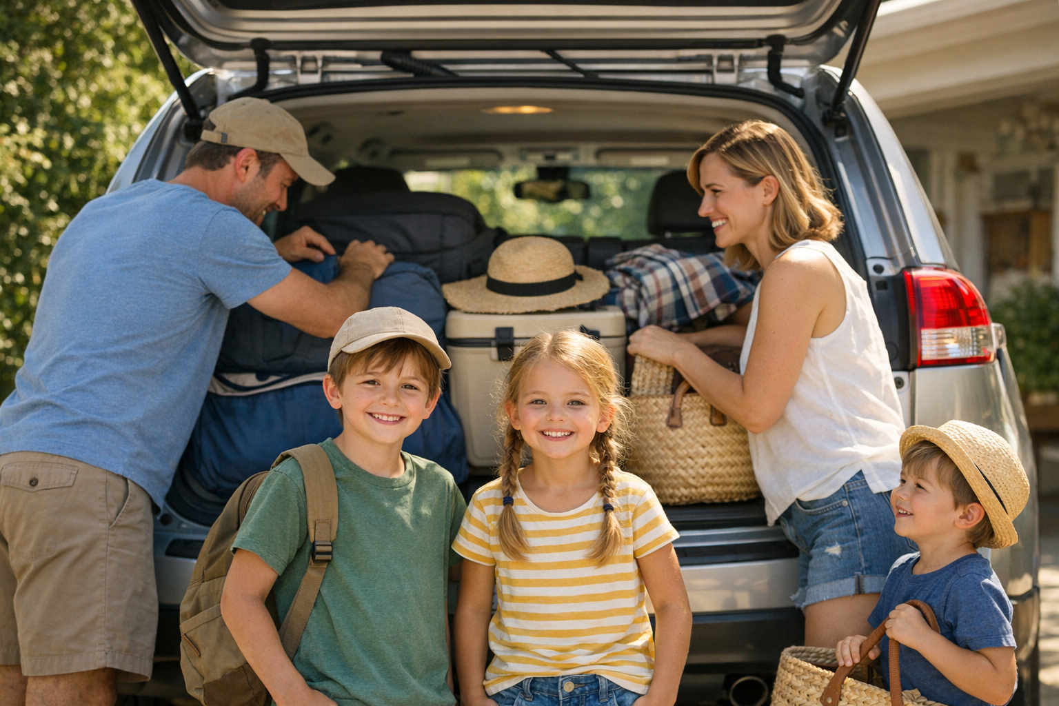 Road trip en famille : préparer sa voiture sereinement