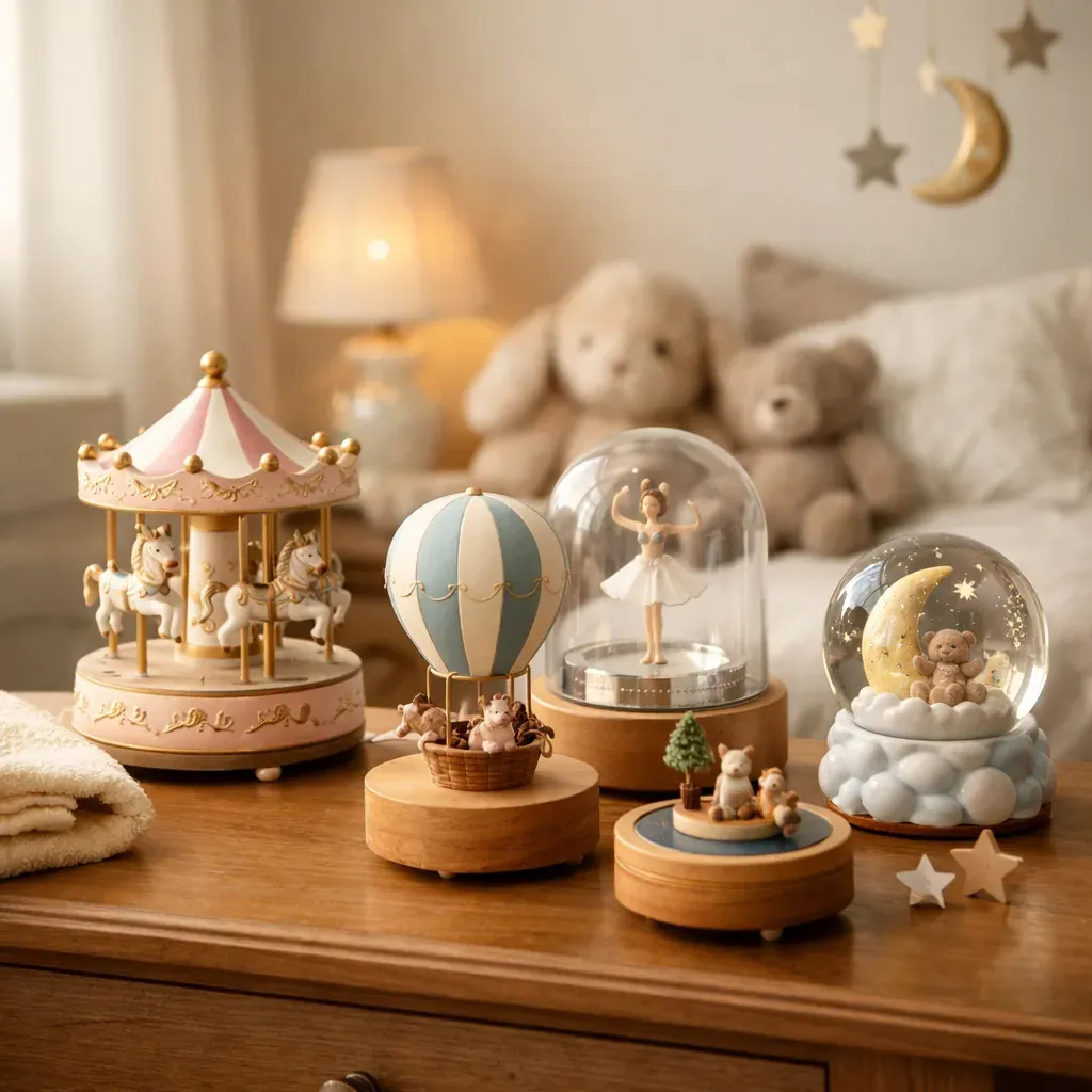 Un objet musical rend la chambre d’enfant plus apaisante